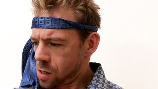 Sex hungry bitch Bridgette B seducing two guys