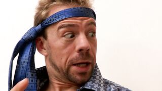 Sex hungry bitch Bridgette B seducing two guys