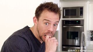 Delicious teen Ashley Adams teases with her big natural tits