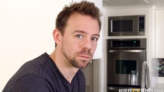 Delicious teen Ashley Adams teases with her big natural tits