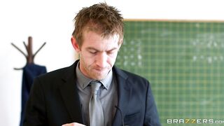 Hungarian brunette Dolly Diore shows her teacher everything