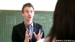 Hungarian brunette Dolly Diore shows her teacher everything