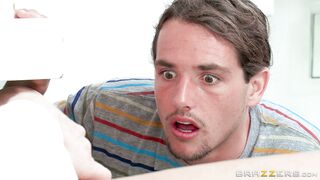 Mesmerizing mom Julia Ann licked out by a young guy