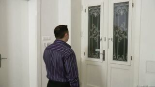 Raven babe Martina Gold plays strip poker and loses badly