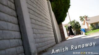 Amish babe Alexa Nova gives Keiran Lee road head