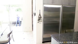 Blonde teen Kendall Kayden breaks out the whipped cream for seduction