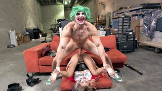 Halloween blonde Marsha May humped hard in piledriver position