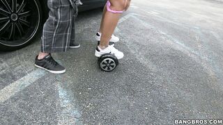 Big booty beauty Luna Star fucked on her skateboard in public