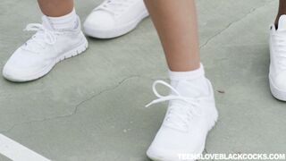 Canadian porn star August Ames gets seduced by her tennis teacher