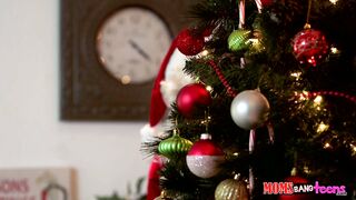 Santa gets his hands on Alexis Fawx and Sophia Leone