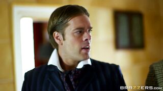 Big tits maid Erica Fontes gets involved in a high class scandal