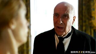 Big tits maid Erica Fontes gets involved in a high class scandal