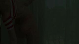 Flexible blonde Mia Malkova bending over backwards for a blowjob