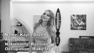 Russian blonde MILF Kayla Green shows off her delicious body