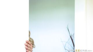 Hot blonde Katie Morgan teases and seduces Keiran lee