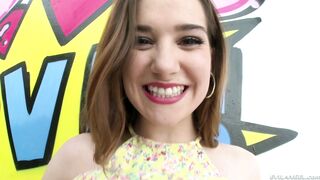 Small tits tart Kasey Warner shows her hairy pussy and hot ass