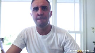 Little slut Aidra Fox seduces Keiran Lee in front of his wife