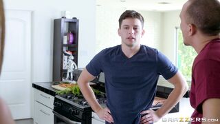 MILF Kendra Lust loungers after a young guy's hard cock