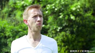 Lucia Love, Michelle Thorne, Mila Milan and Tamara Grace playing sports