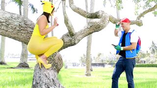Pokemon babe Kelsi Monroe added to a kinky collection