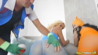 Pokemon babe Kelsi Monroe added to a kinky collection