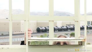 Nicole Aniston strips naked and she gets licked