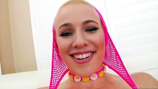 Riley Nixon sticks her fingers in her tight ass