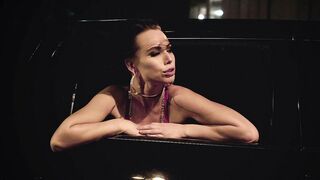 Aidra Fox gets her pussy licked in the limo by her man