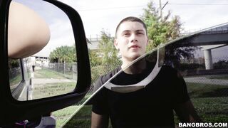 Bella Danger is sticking her ass out of the window