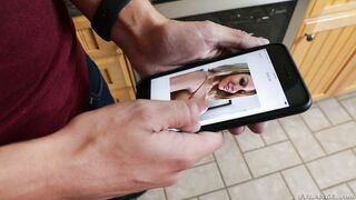 Brooklyn Chase is in a solo scene, posing and having fun