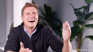 Luna Rival is in her knee high socks while she is  receiving cock