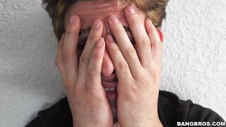 Karlee Grey has interracial sex with a horny dude