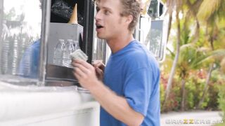 Jade Amber is in front of the camera, playing with her pussy