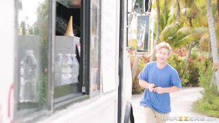 Jade Amber is in front of the camera, playing with her pussy