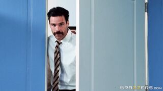 Dani Jensen enjoys the way her sexy body is touched