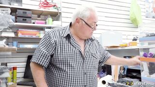 Luna Star is playing with some vegetables in the store