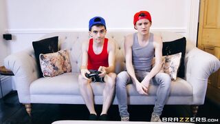 Rebecca Jane Smythe shoves her tits in the guy's face