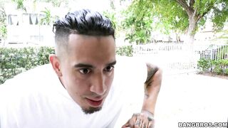 Audrey Royal masturbates and does not know that a guy peeps on her