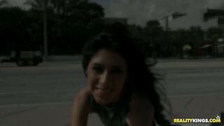 21 years old babe Angel Del Ray gets interviewed