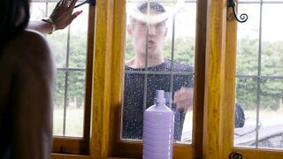 Big boobed Jai James playing with her hungry pussy