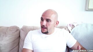 Outstanding teen Megan Rain seducing Jmac