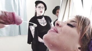 Latina mom Mercedes Carrera getting facialed