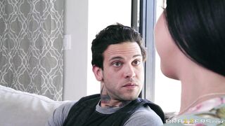 Huge titted mom Sheridan Love pleasures herself