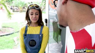 Evelin Stone gets surprise from Bruno