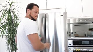 Sarah Jessie in sexy maid outfit getting doggystyled