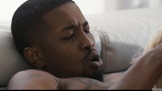 Brandi Love gives professional blowjob to the BBC