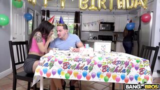 Holly Hendrix cannot wait to take the big cock in her mouth