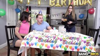 Holly Hendrix cannot wait to take the big cock in her mouth