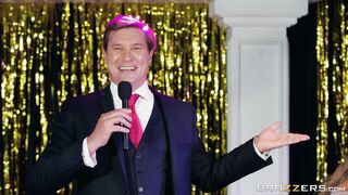 Blindfolded Danny D meets Alessandra Jane in the show