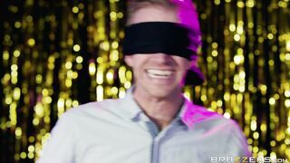 Blindfolded Danny D meets Alessandra Jane in the show